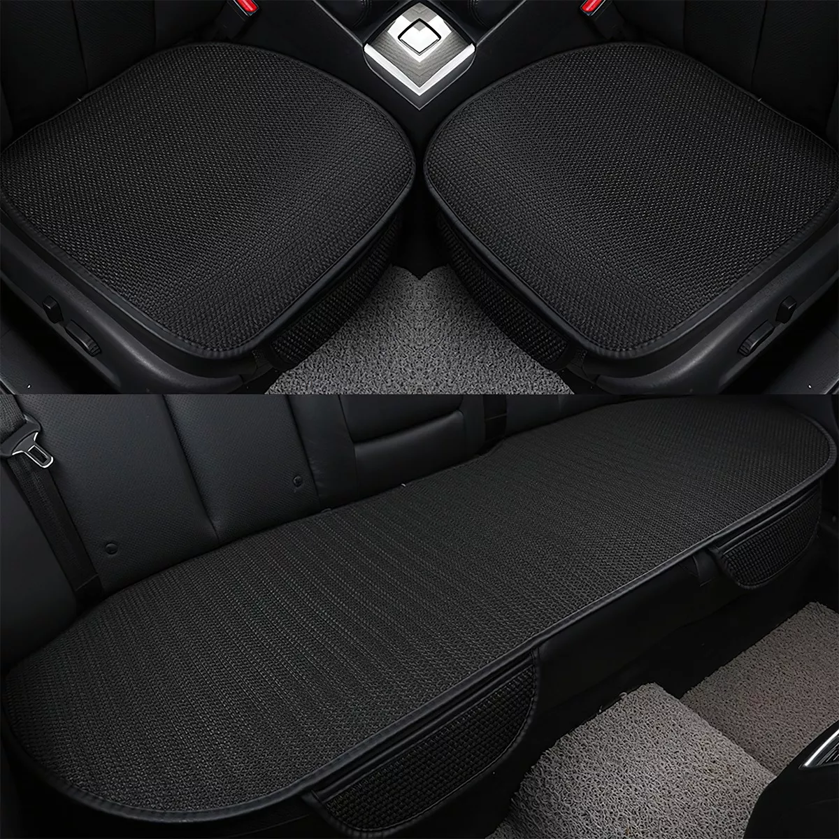 Foto 3 pulgar | Fundas Universal Para Asientos Automóvil De Asiento 3 Piezas  Eo Safe Imports Esi-9505 Negro