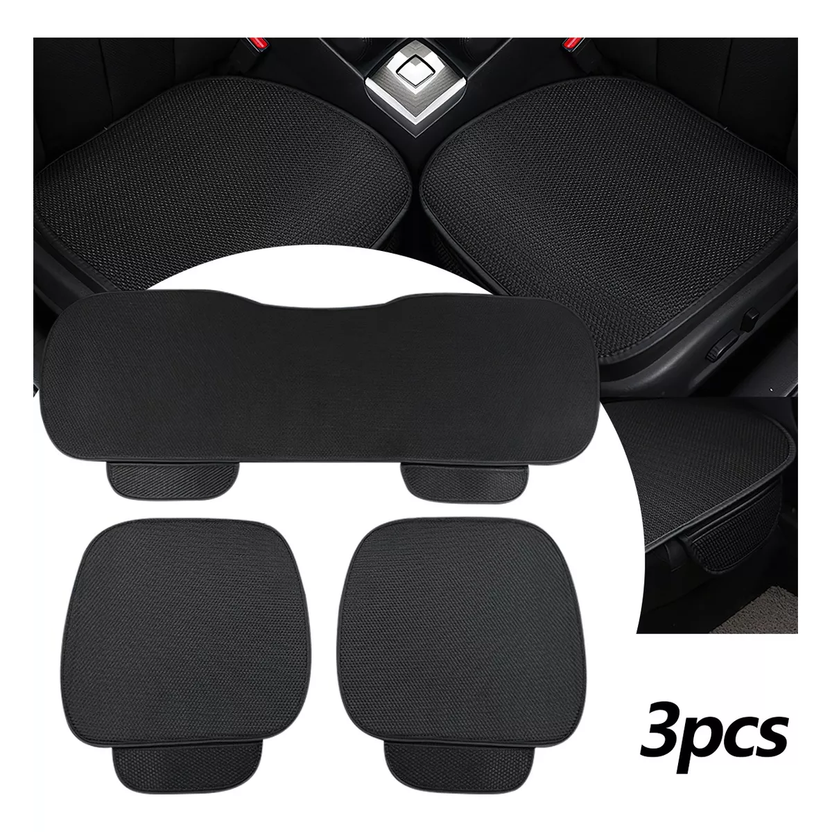 Foto 4 pulgar | Fundas Universal Para Asientos Automóvil De Asiento 3 Piezas  Eo Safe Imports Esi-9505 Negro