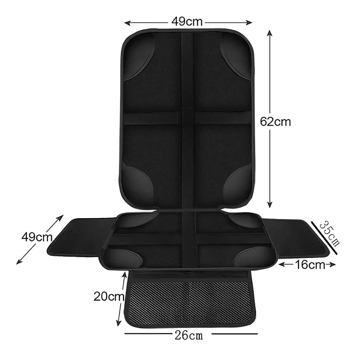 Foto 3 pulgar | Funda para Asiento Eo Safe Imports Esi11539 Negros 2 Piezas para Auto