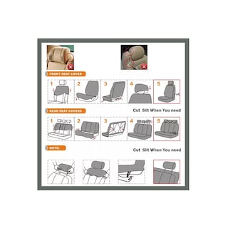 Foto 3 | Fundas Eo Safe Imports Esi11540 Gris 9 Piezas para Auto