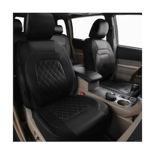 Foto 2 | Fundas De Cuero Para Asientos De Auto, 9 Piezas. Eo Safe Imports Esi-11542 Negro