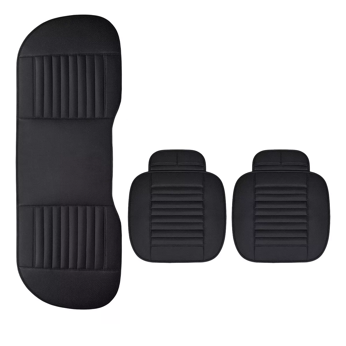 Juego De Cojines De Coche De 3 Piezas De Carbón Eo Safe Imports Esi-11645 Negro