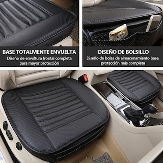 Foto 3 | Juego De Cojines De Coche De 3 Piezas De Carbón Eo Safe Imports Esi-11645 Negro