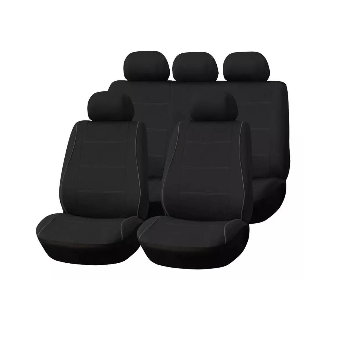 Foto 2 pulgar | Fundas para Asientos de Auto Universal 9 Piezas Eo Safe Imports Esi-12281 Negro