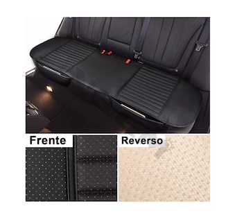 Foto 3 | Funda De Asiento Cubre Universal Para Auto Negro Piel