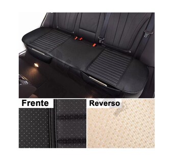 Foto 3 | Funda De Asiento Cubre Universal Para Auto Negro Piel
