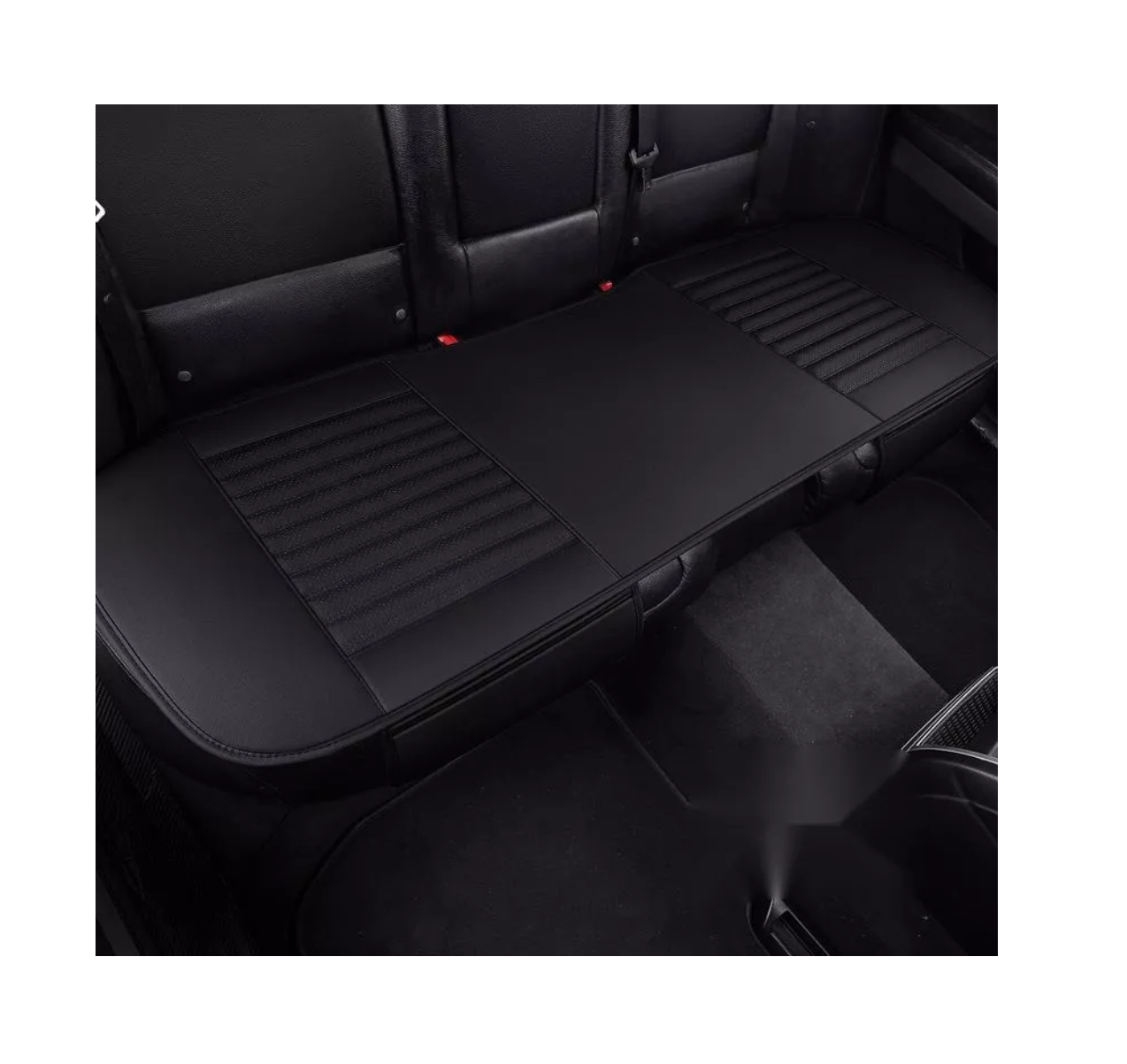 Foto 6 pulgar | Funda De Asiento Cubre Universal Para Auto Negro Piel