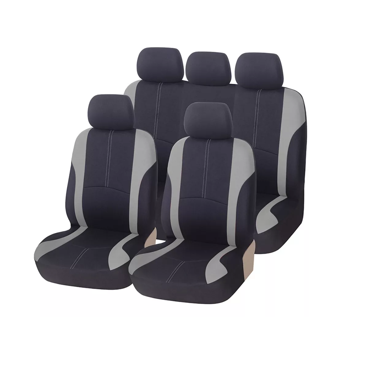 Foto 2 pulgar | Set Funda Universal Cubre Asiento Automóvil 10 Pcs Fundas Eo Safe Imports Esi-14372 Multicolor