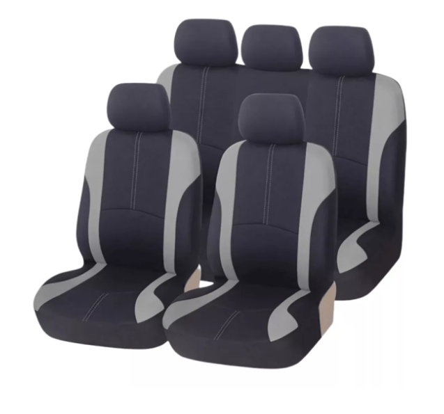 Fundas Xtellar Para 5 Asientos De Automóvil 9 Piezas Universal Modelo Gris