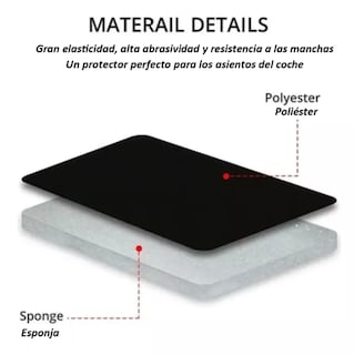 Foto 3 | Fundas Xtellar Para 5 Asientos De Automóvil 9 Piezas Universal Modelo Negro