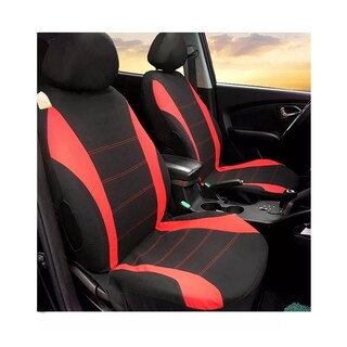 Foto 3 | Juego De Fundas Para 5 Asientos De Automóvil, 9 Piezas Esi-6050-1 Rojo