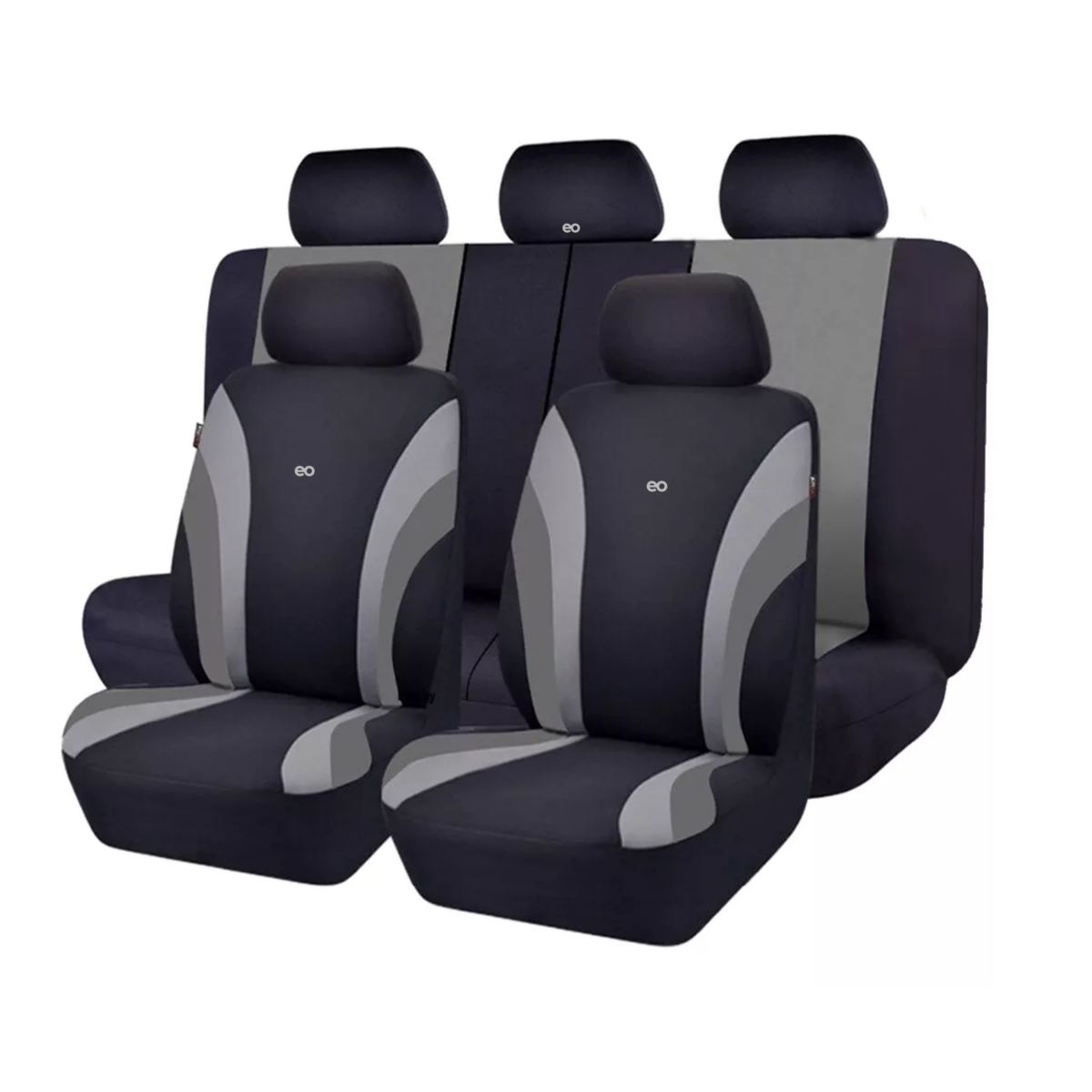 Funda Universal Para Asiento De Automóvil 5 Asient 9 Piezas Eo Safe Imports Esi-11544-1 Multicolor