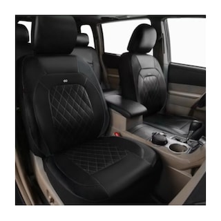 Foto 2 | Fundas De Cuero Para Asientos De Auto, 9 Piezas. Eo Safe Imports Esi-11542-1 Negro