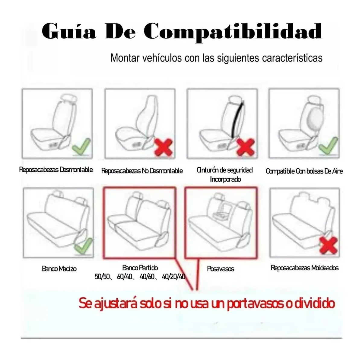Foto 4 pulgar | Funda De Asiento Cuero Empalme Universal Respirable 9pcs Eo Safe Imports  Esi-19000 Gris