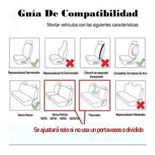 Foto 3 | Funda De Asiento Cuero Empalme Universal Respirable 9pcs Eo Safe Imports Esi-19000 Gris