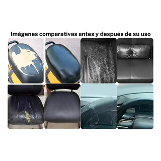 Foto 3 | Par Cinta Reparación Cuero Vinipiel Resistente Impermeable 10m Eo Safe Imports Esi-19408 Negro