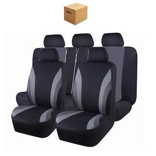 Foto 1 | Funda Universal Para Asiento De Automóvil 11 Pz Lab.g Gris Negro