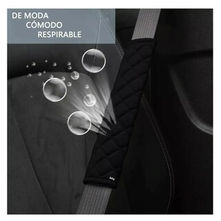 Foto 5 | Almohadillas Para Cinturón De Seguridad De Automóvil 4 Pcs Negro