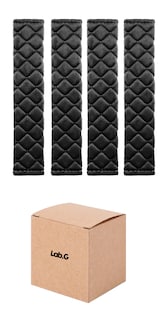 Foto 1 | Almohadillas Para Cinturón De Seguridad De Automóvil 4 Pcs Negro