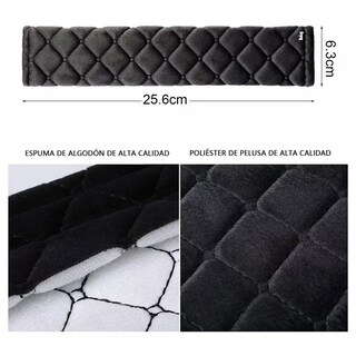 Foto 3 | Almohadillas Para Cinturón De Seguridad De Automóvil Belug 4 Pcs Negro