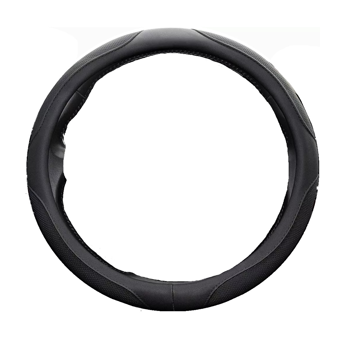 Oferta Exclusivo en línea Funda Cubre Volante Antideslizante Fibra Carbono Forma De D Eo Safe Imports Esi-10253 Negro Precio contado: