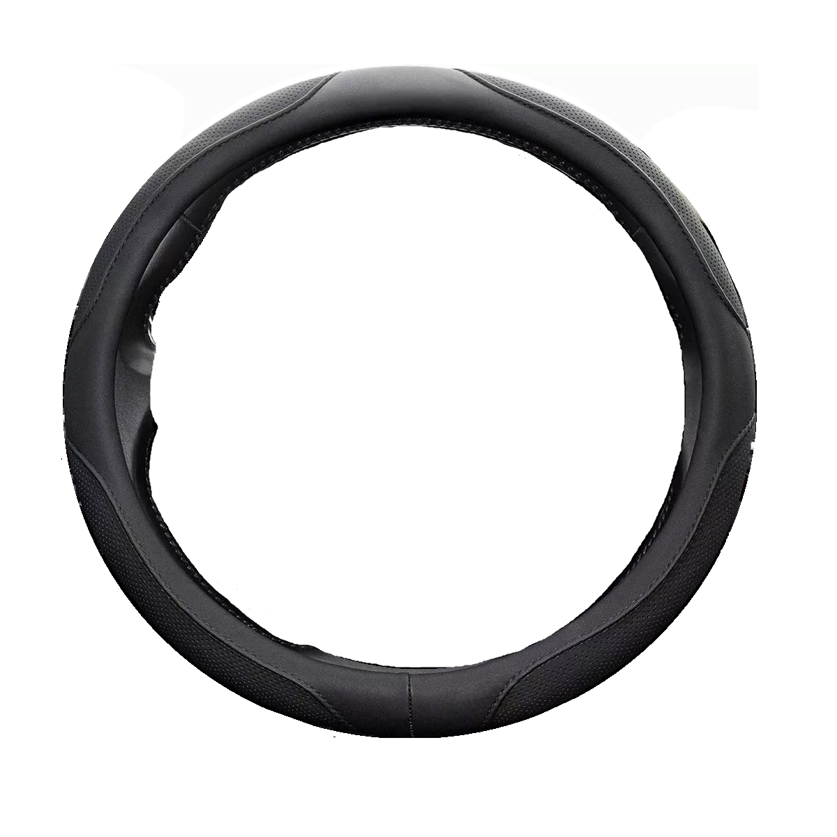 Foto 2 pulgar | Funda Cubre Volante Antideslizante Fibra Carbono Forma De D Eo Safe Imports Esi-10253 Negro