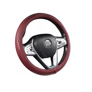 Foto 1 | Funda Cubre Volante Antideslizante Gama Alta Redondo 38cm Eo Safe Imports Esi-13823 Rojo