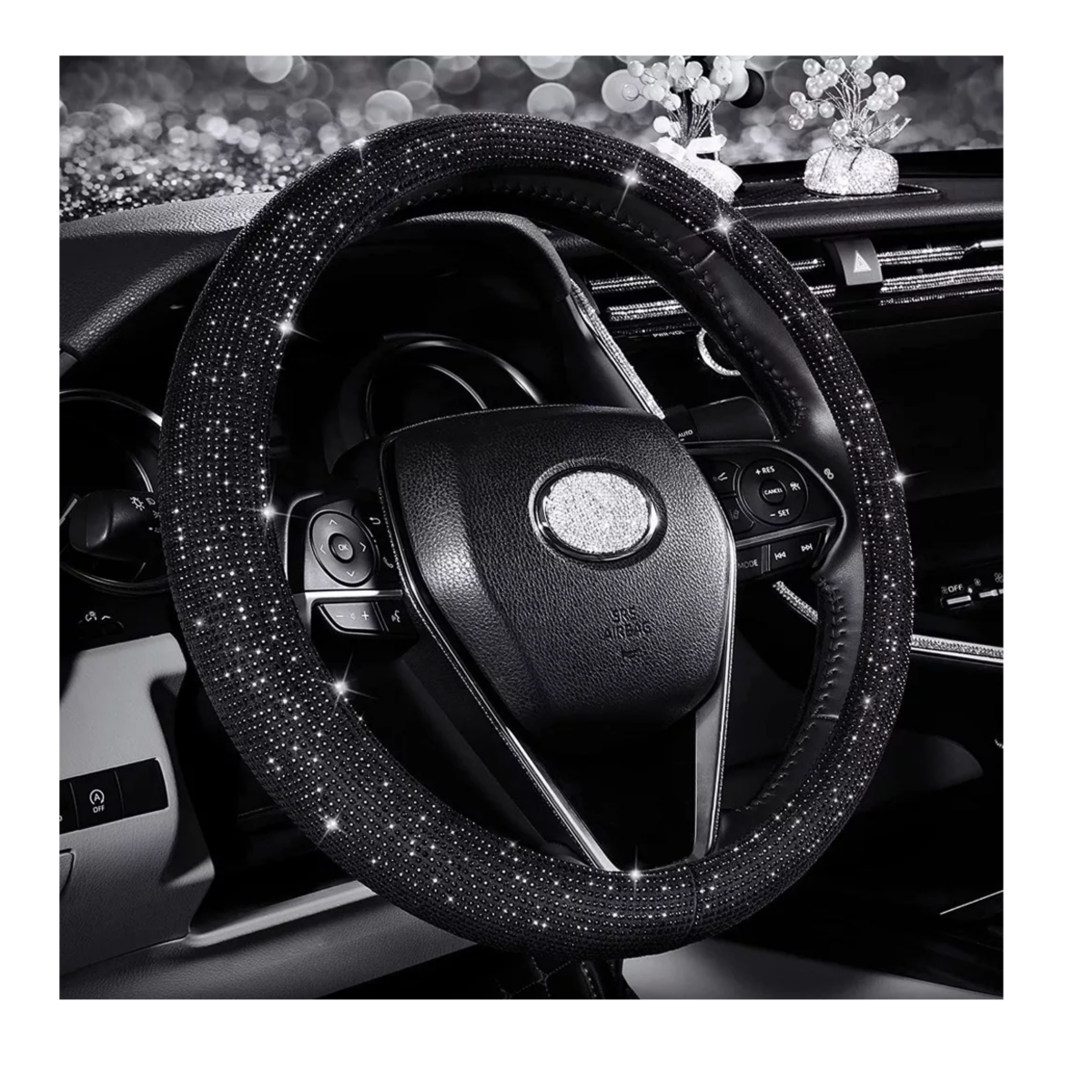 Foto 3 pulgar | Language Cubre Volante Funda Protector Eo Safe Imports Esi-10251-1 Negro