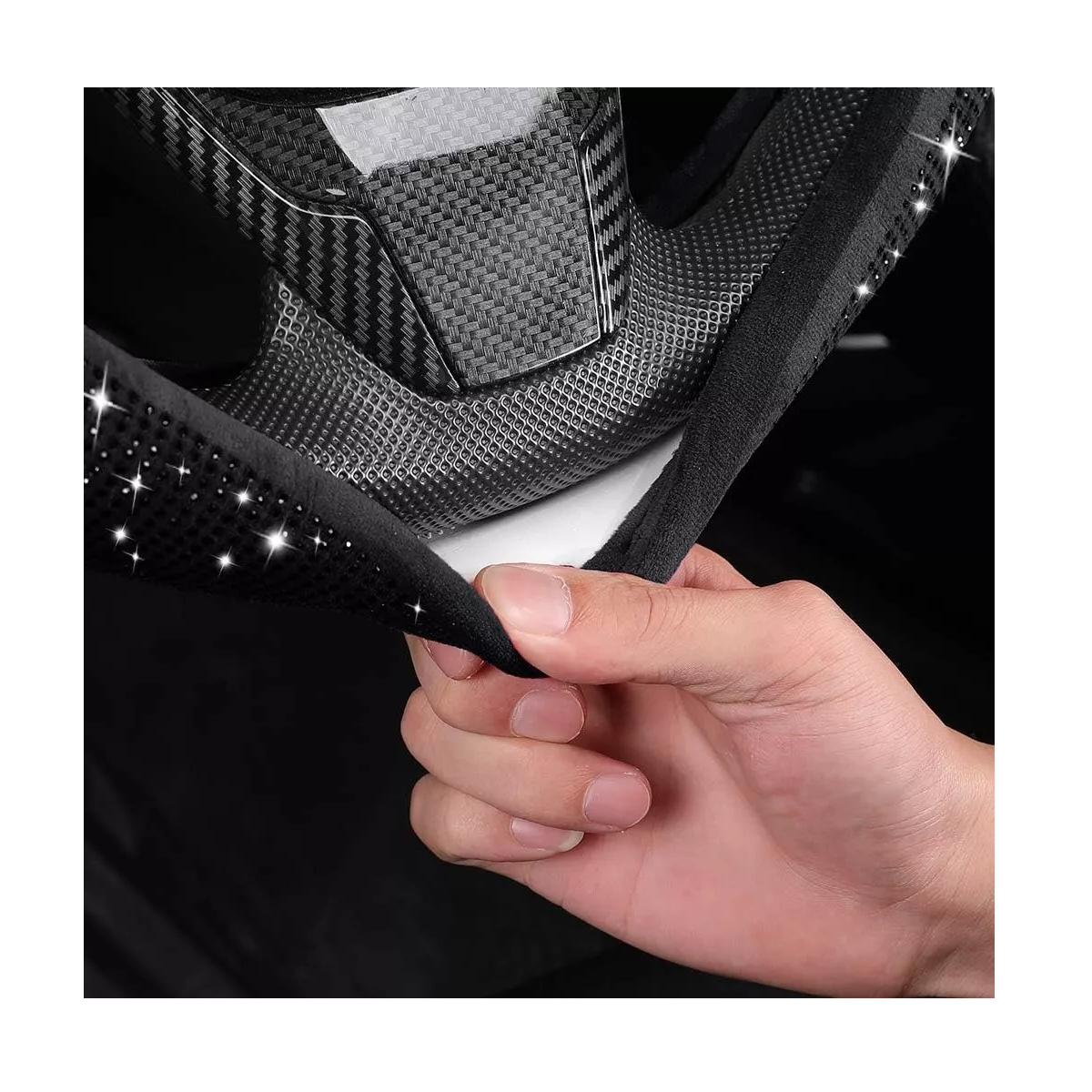 Foto 6 pulgar | Language Cubre Volante Funda Protector Eo Safe Imports Esi-10251-1 Negro