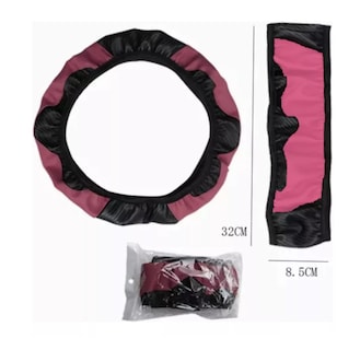 Foto 3 | Funda Xtellar Cubre Volante Deportivo Protector Antiderrapante Auto Modelo Rosa