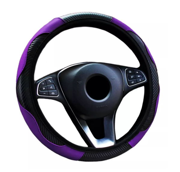 Foto 2 pulgar | Funda Xtellar Cubre Volante Deportivo Protector Antiderrapante Auto Modelo Morado