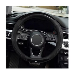 Foto 2 | Funda De Volante De Coche Clásica De Fibra De Carbono, 38 Cm Eo Safe Imports Esi-10252-1 Negro
