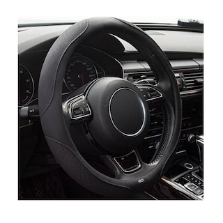 Foto 2 | Funda Protectora Antideslizantes Volante Cuero Microfibra Eo Safe Imports Esi-13811-1 Negro