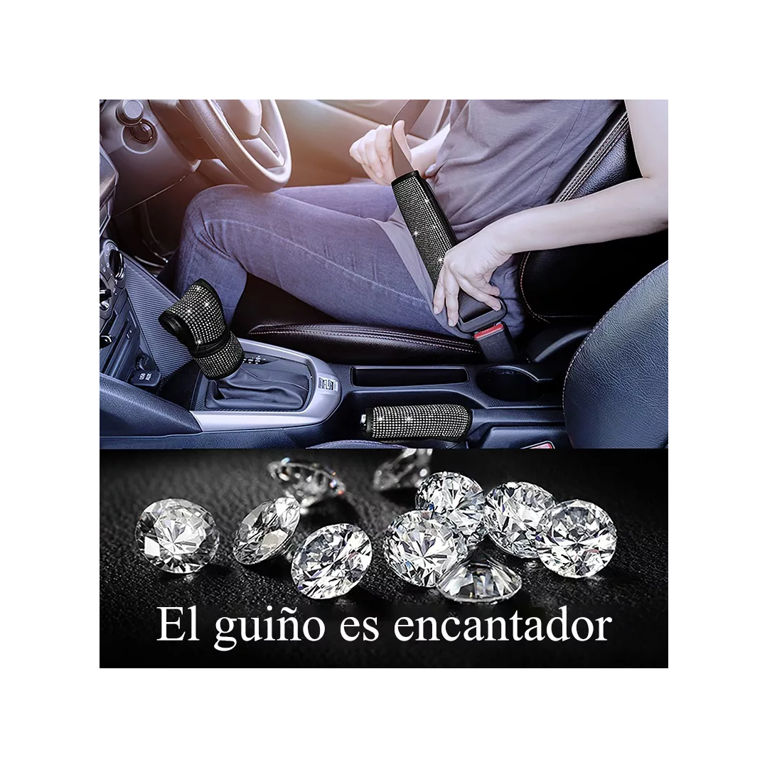 Foto 4 pulgar | Funda De Volante Con Accesorios De Mujer Para Auto, 19 Pzas Eo Safe Imports Esi-13837-1 Multicolor