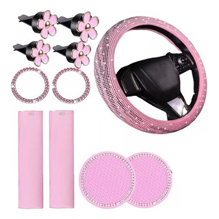 Foto 1 | Set Funda Protector Cubre Volantes Universal Diamante Mujer Eo Safe Imports Esi-19975 Rosa