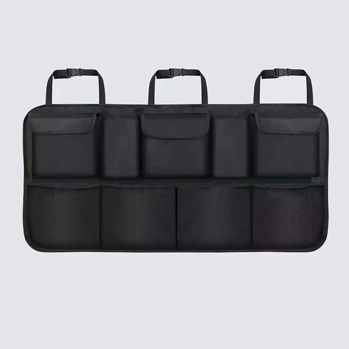 Foto 2 pulgar | Organizador Asiento Maletero Trasero Para Auto Universal  Eo Safe Imports Esi-14374 Negro