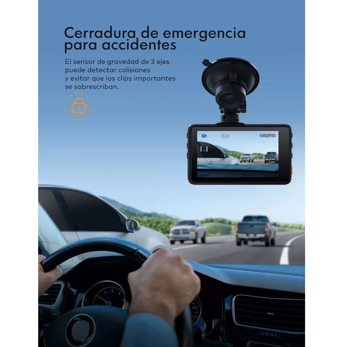 Foto 2 | Cámara para Auto Eo Safe Imports Esi4764 color Negro de 1080p