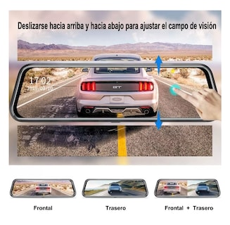 Foto 4 | Doble Cámara para Auto Pantalla Táctil Frontal y Trasera 32 gb Negro