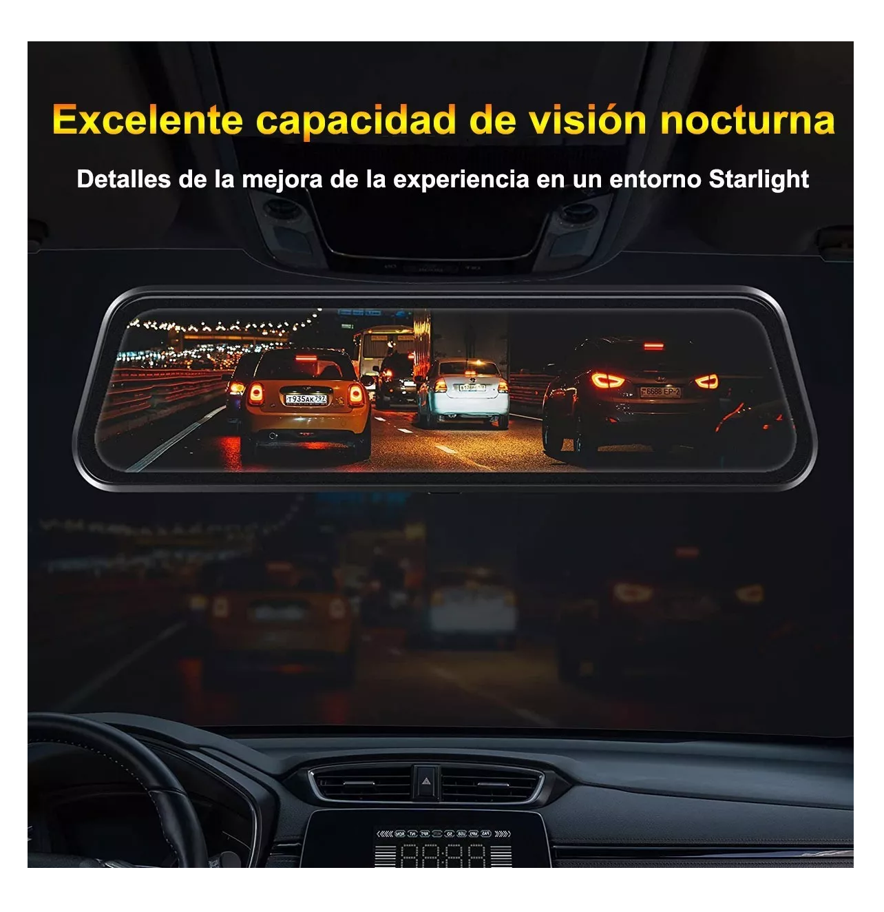 Foto 2 | Doble Cámara Pantalla Táctil Frontal Y Trasera 32gb Negro para Auto