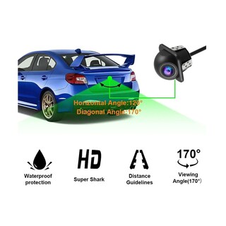 Foto 3 | Camara De Reversa Universal Impermeable Vision Nocturna Eo Safe Imports Esi-19714 Negro