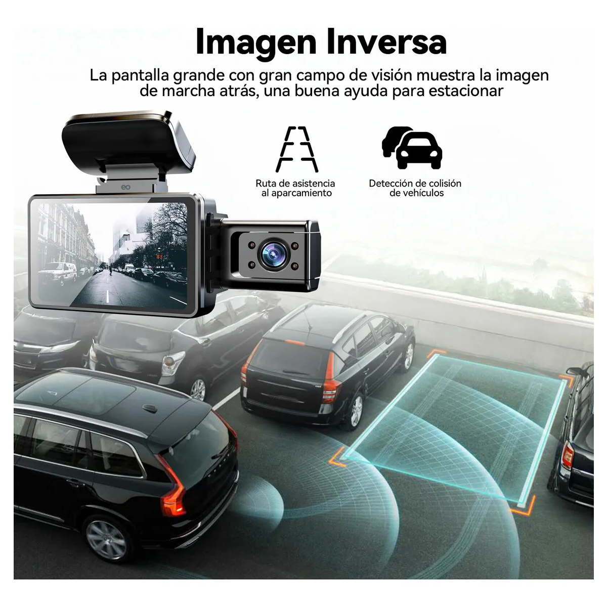 Foto 3 | Cámara Para Auto Full Hd 1080p Wi-fi, Pantalla Ltps  Eo Safe Imports Esi-19976 Negro