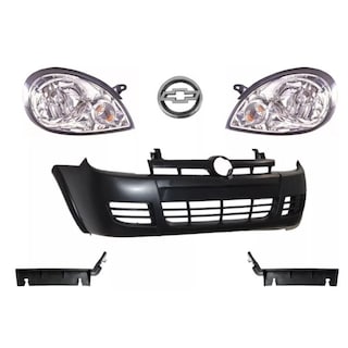Foto 1 | Kit Chevy C2 04 A 08 Fascia Faros Emblema Y Guías De Fascia