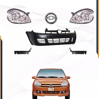 Foto 2 | Kit Chevy C2 04 A 08 Fascia Faros Emblema Y Guías De Fascia