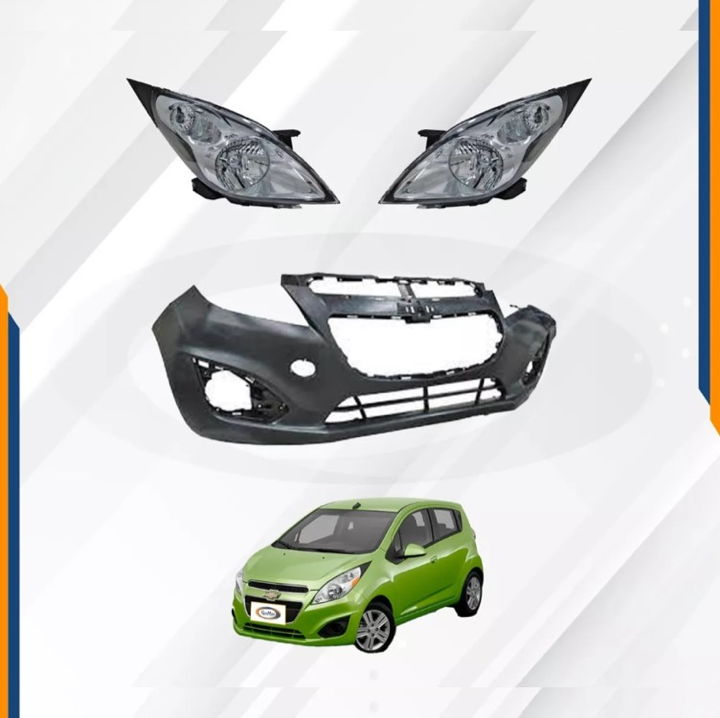 Foto 3 pulgar | Fascia Delantera Spark Con Faros Principales 13 14 15 16 17
