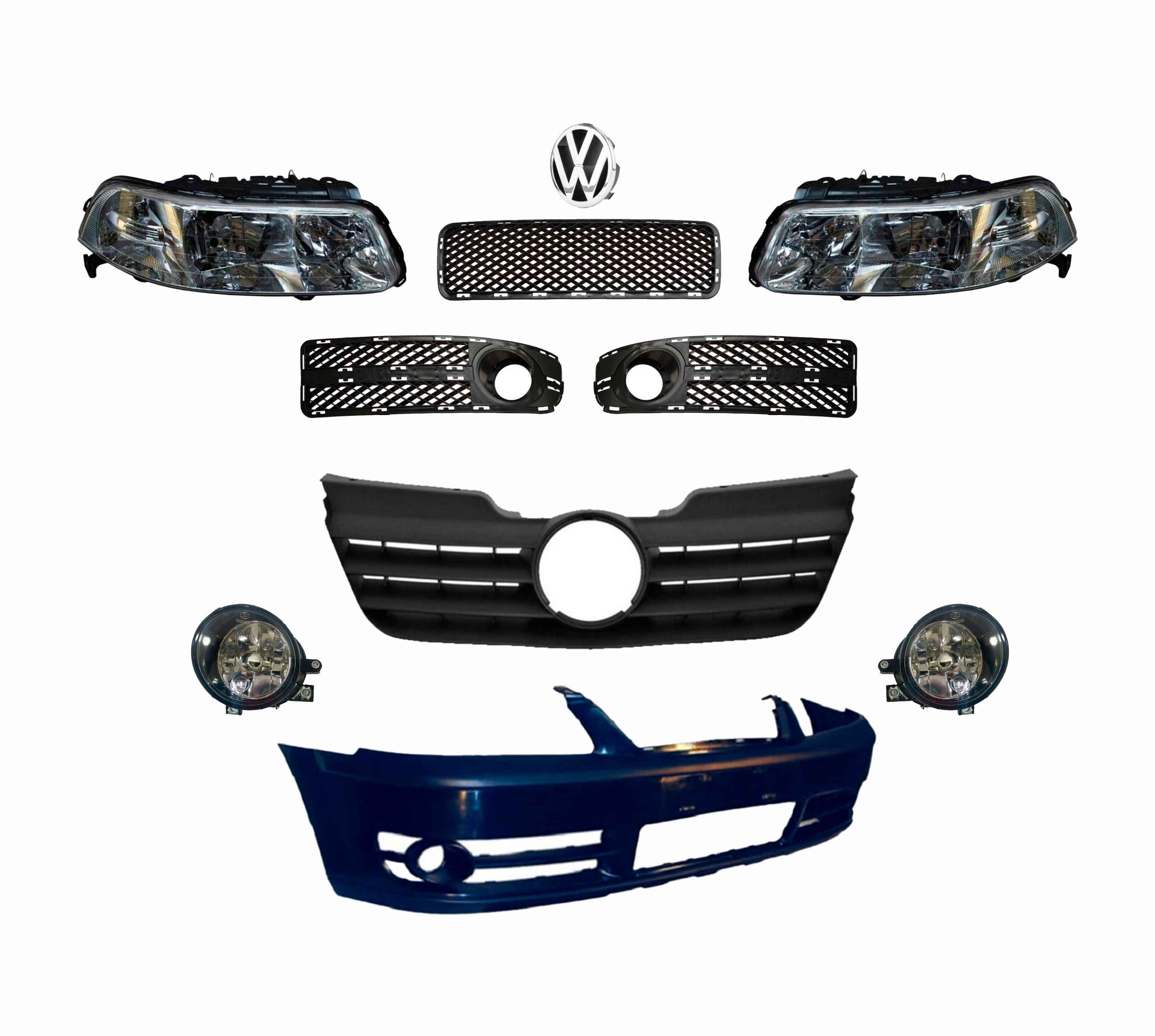 Foto 2 pulgar | Fascia Pointer Gti 03 04 05 Con Faros Y Neblineros