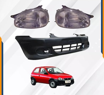 Foto 2 | Fascia Delantera Chevy 01 02 03 Con Faros Rayados