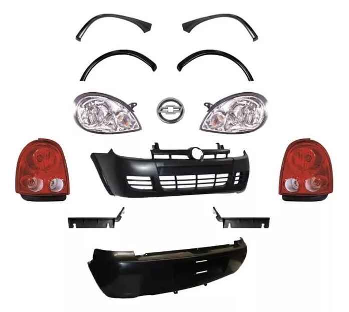 Fascia Del Y Tras Completa Chevy C2 04 - 08 3 Pts