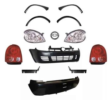 Foto 1 | Fascia Del Y Tras Completa Chevy C2 04 - 08 3 Pts