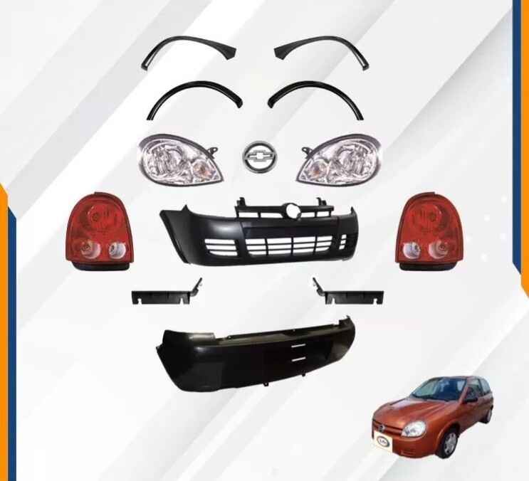 Foto 2 | Fascia Del Y Tras Completa Chevy C2 04 - 08 3 Pts