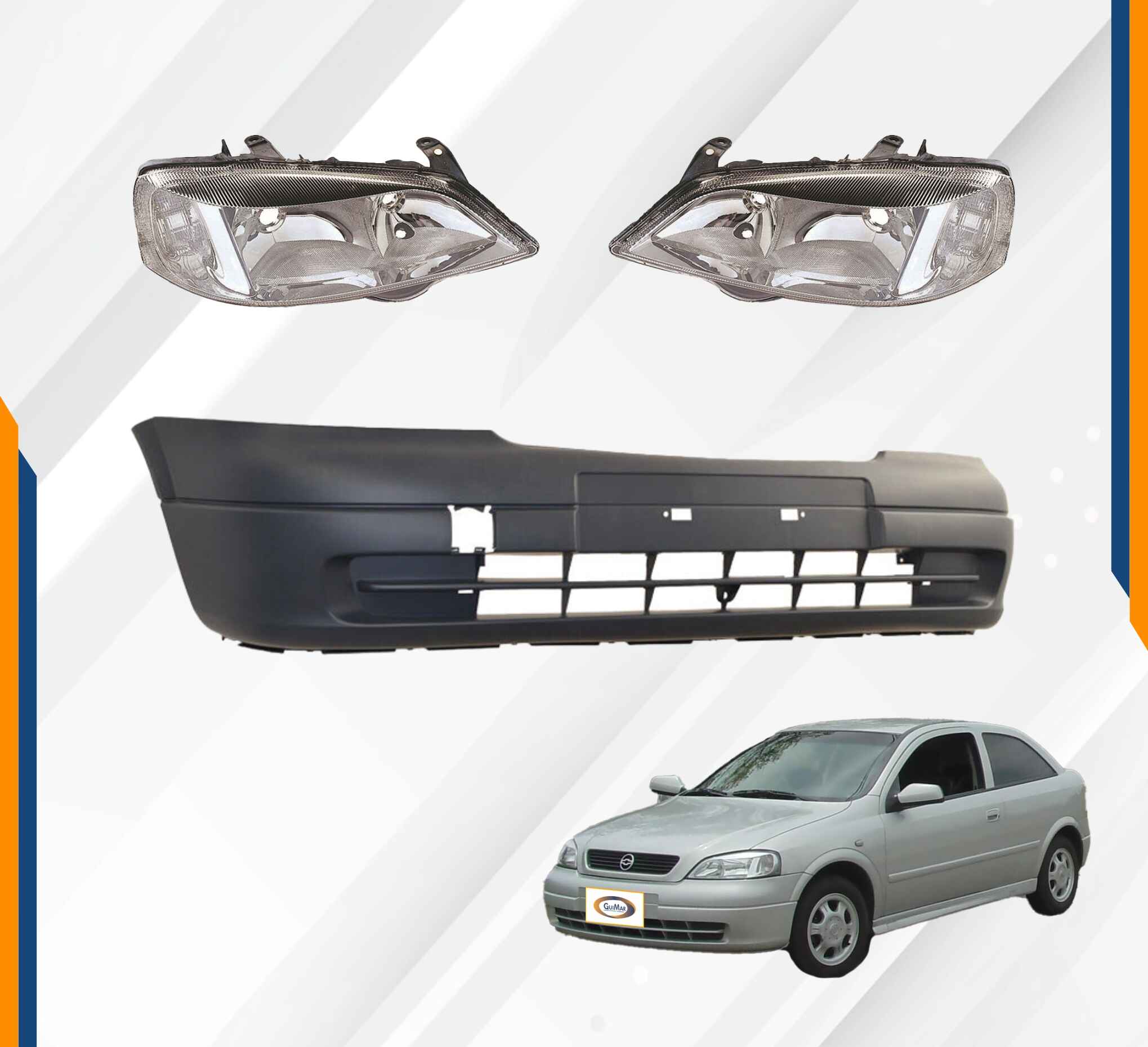 Foto 3 pulgar | Fascia Delantera Astra 01 02 03 Con Faros